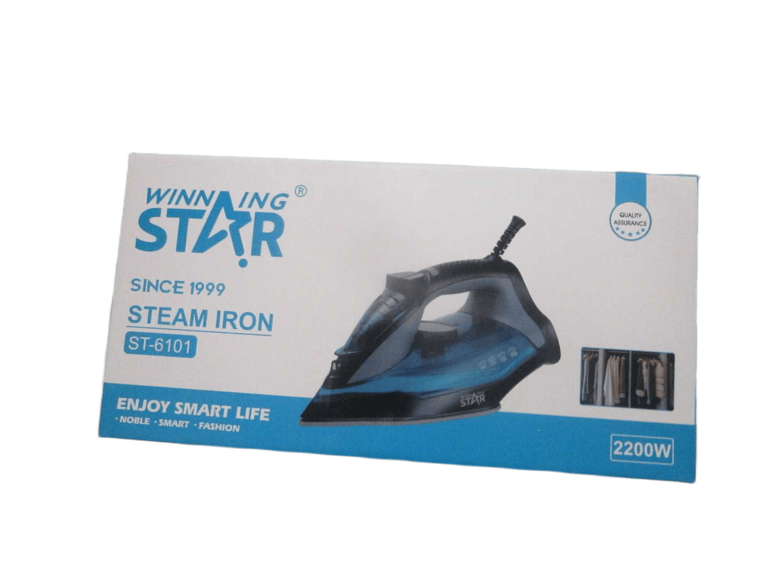 Iron Voltage: Ac220-240v,50/60hz Output:2200w Ceramic Base Plate Material:abs+pp+pbt Water Tank:350ml Copper Wire Size:30*12.7*14.5cm Blue/Grey 30*12.7*14.5cm