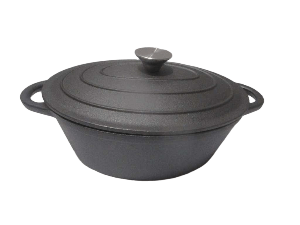 Cast Iron Casserole With Cover 30x22x12 4909g