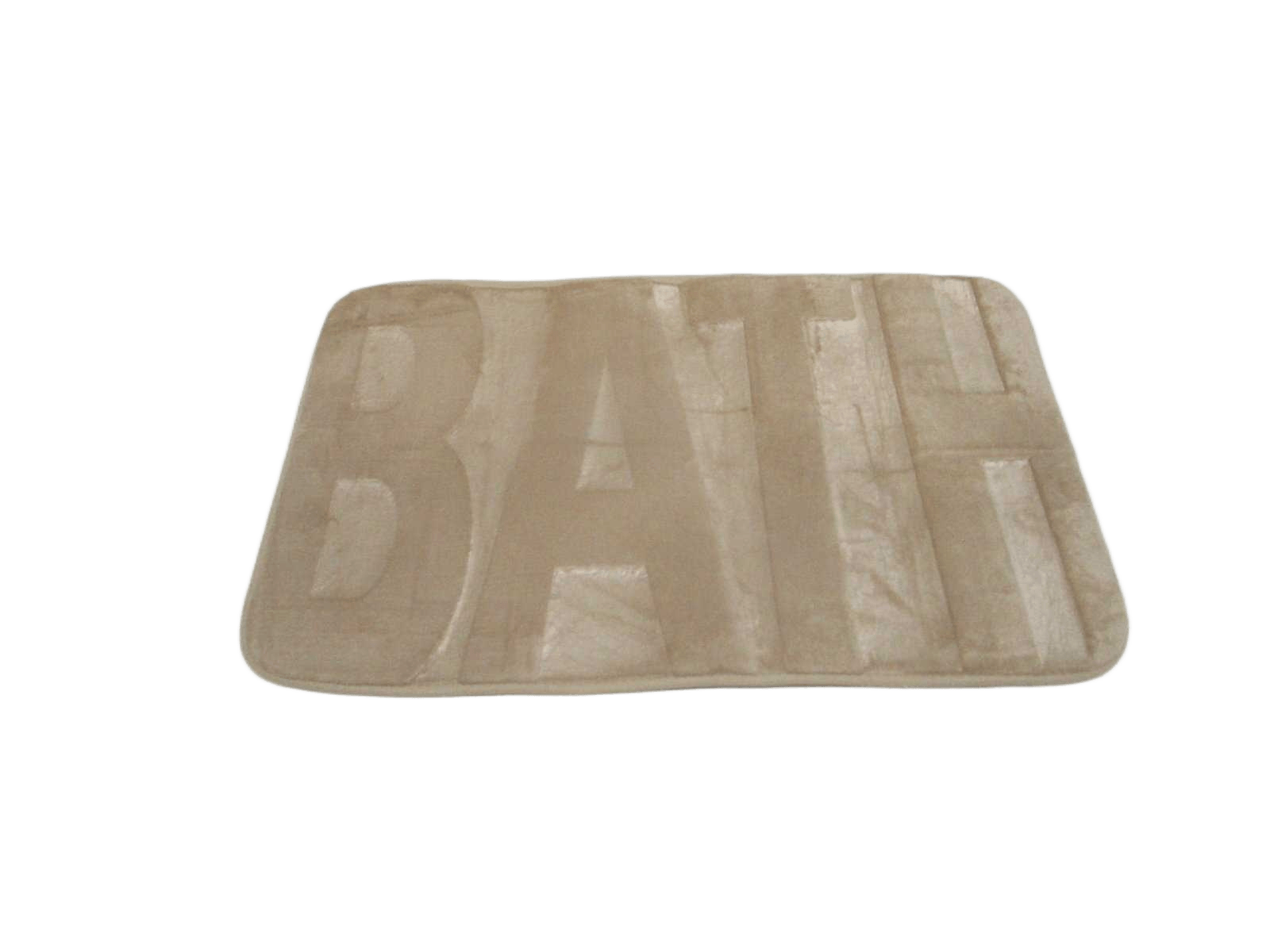 Design Bath , Bathroom Mat Polyster 1cm Beige 50x80