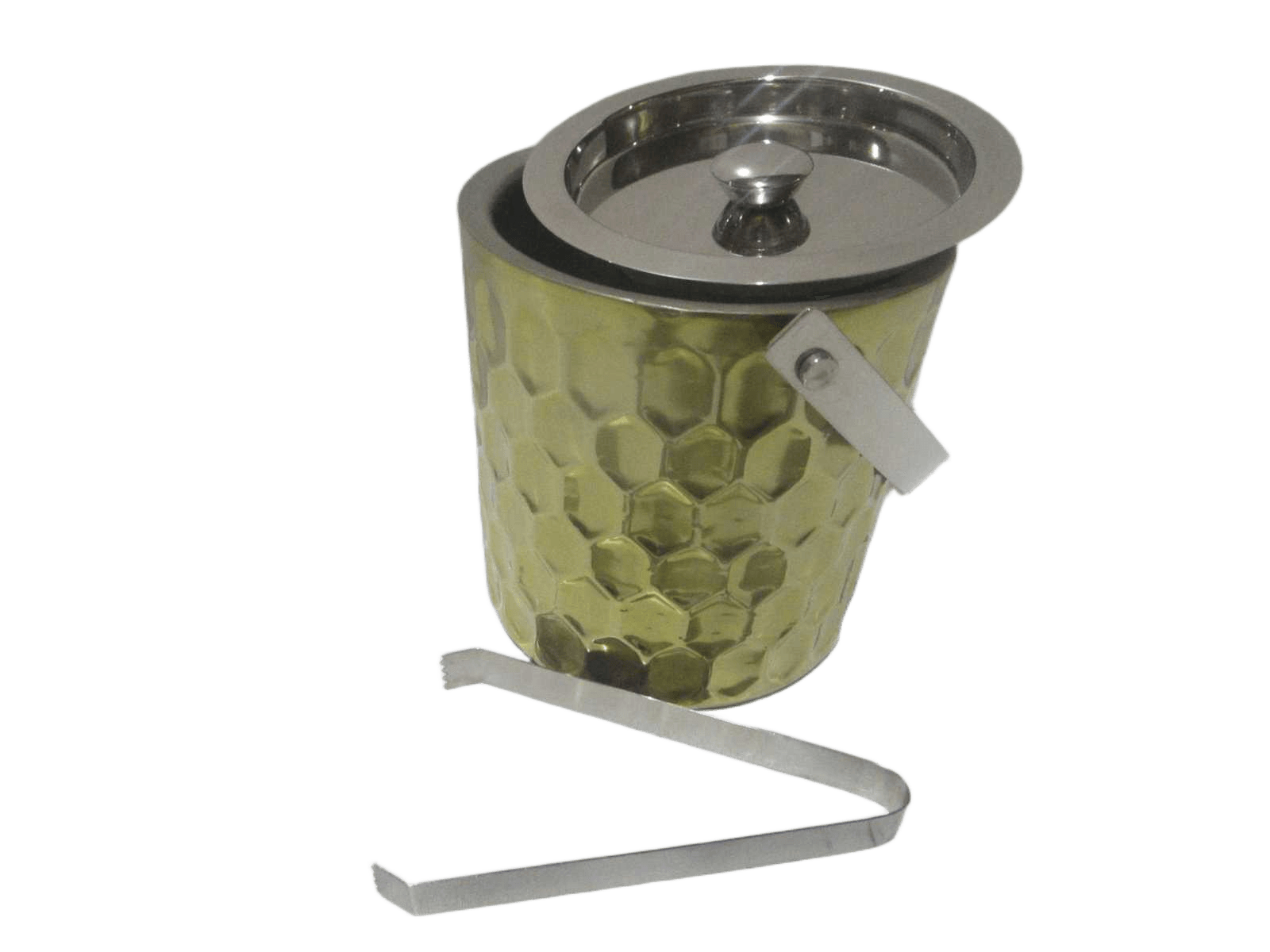 Ice Bucket Stainless Steel Double Wall With Tong