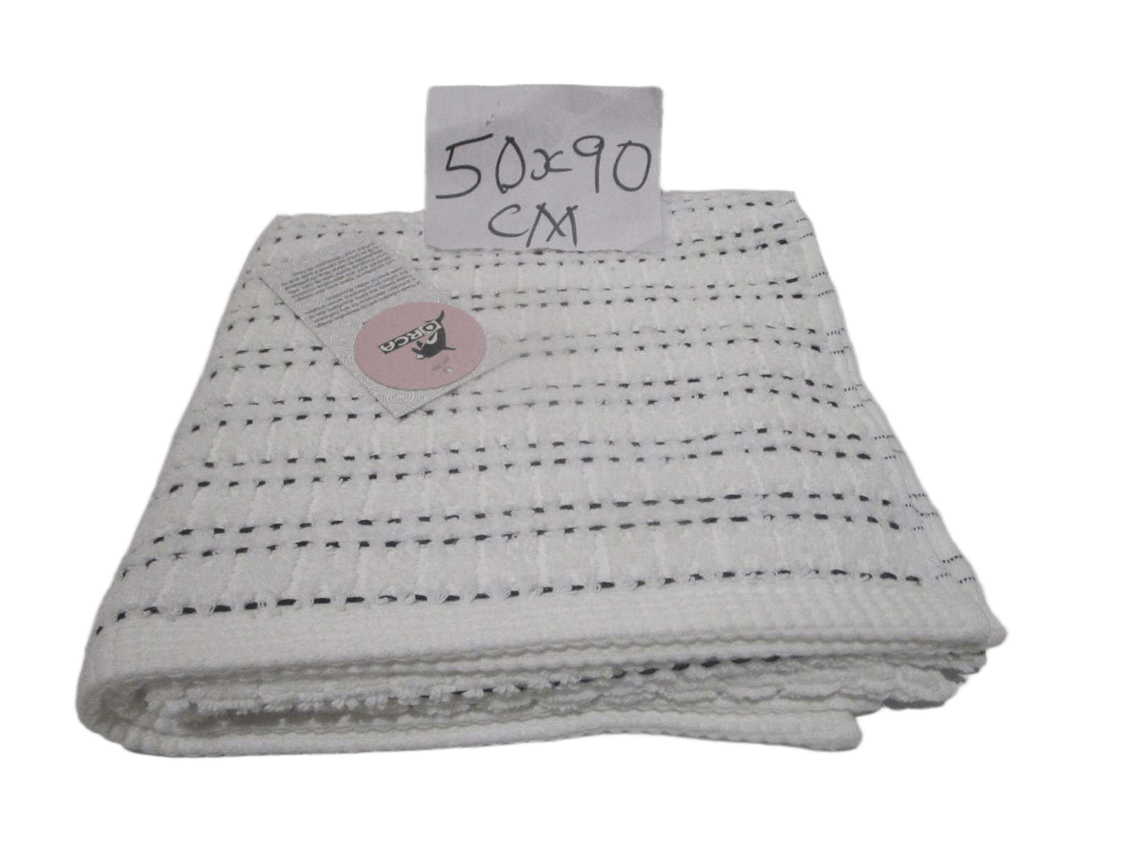Towel - Plain Dyed Jacquard - Duble Ply 2/20 - 550 Gsm - Combed Cotton - Polyester Insert