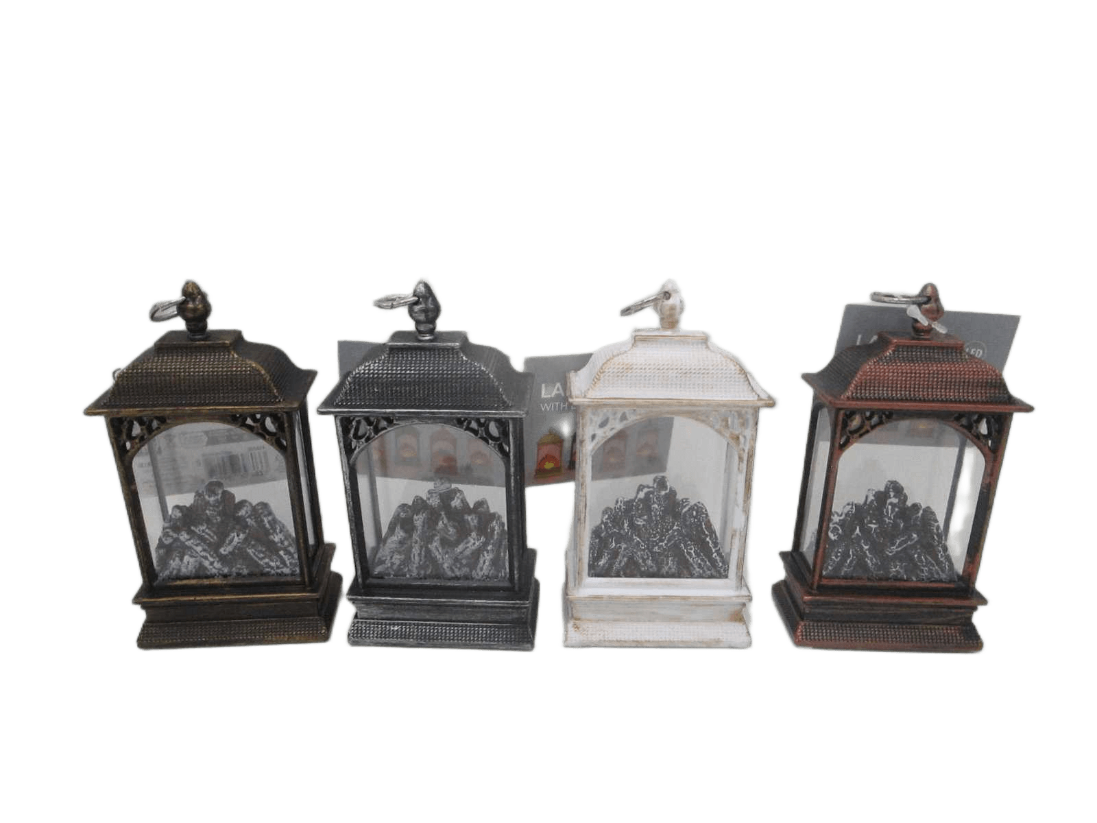 Christmas Lantern 13,5cm 4ass
