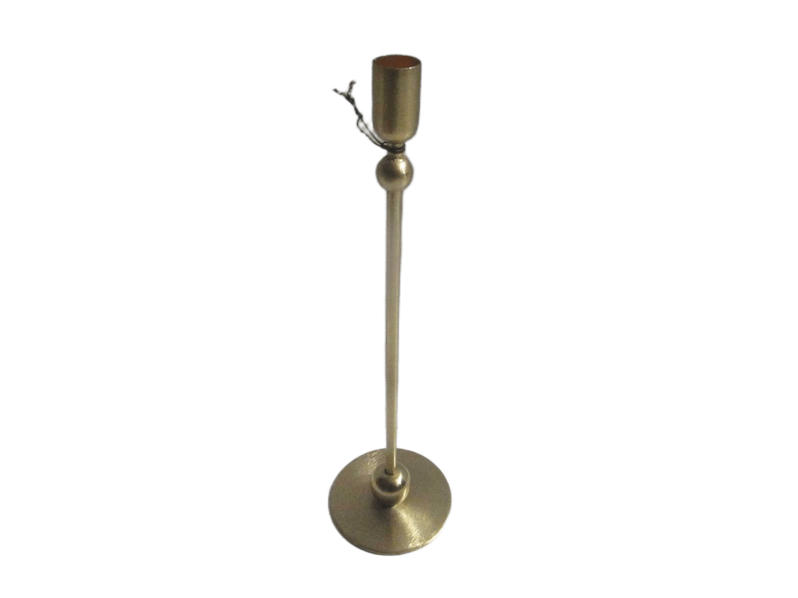 Candle Holder 33cm Gold