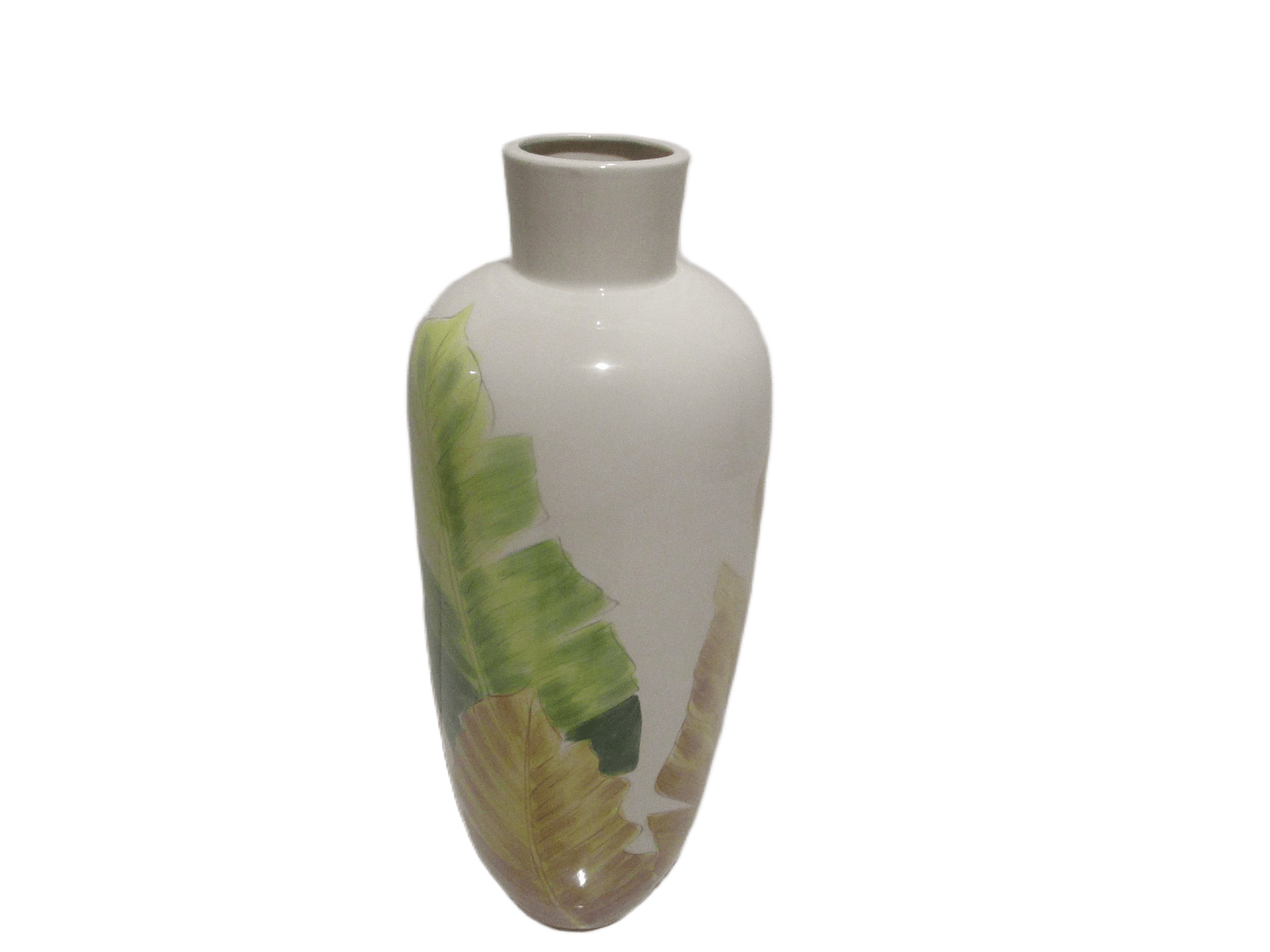 Vase Ceramic Big Hand Painted 24,5*24,5*63,5cm