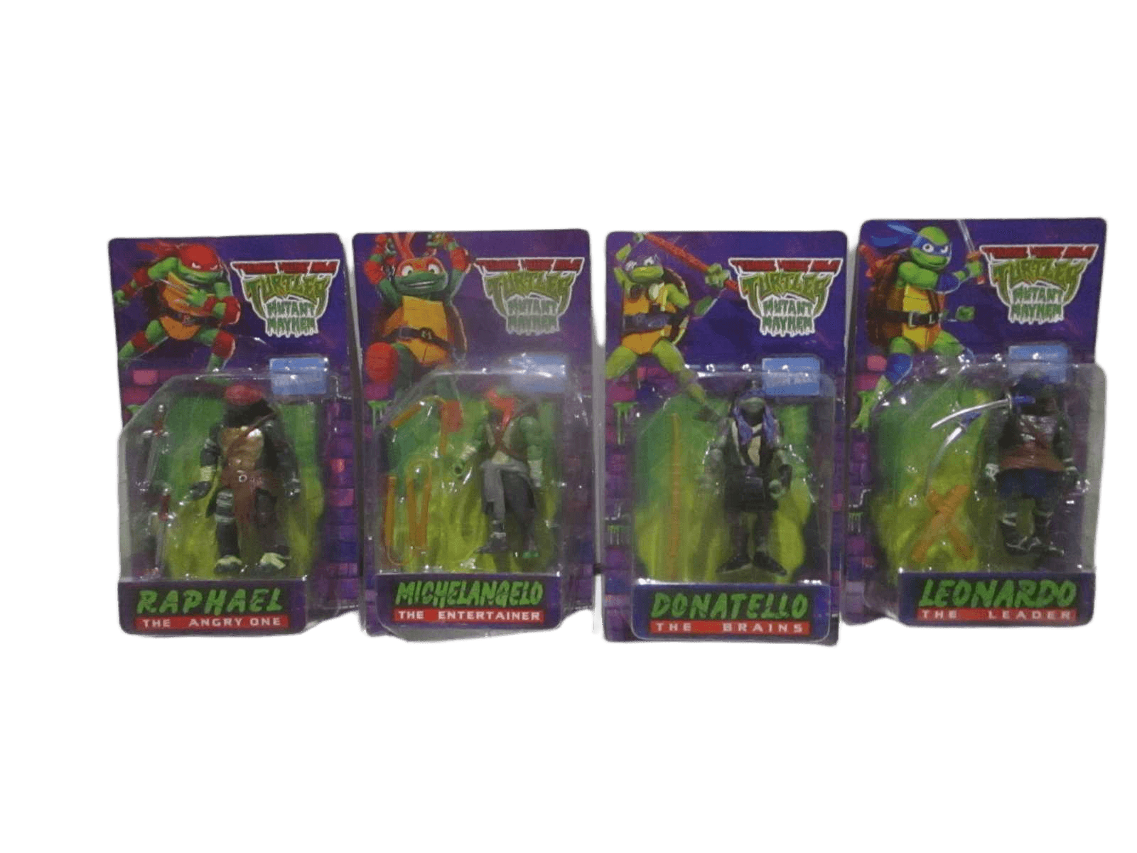 Turtle Ninja Toys Pvc Packing:display Box 4 Design Ass H5"