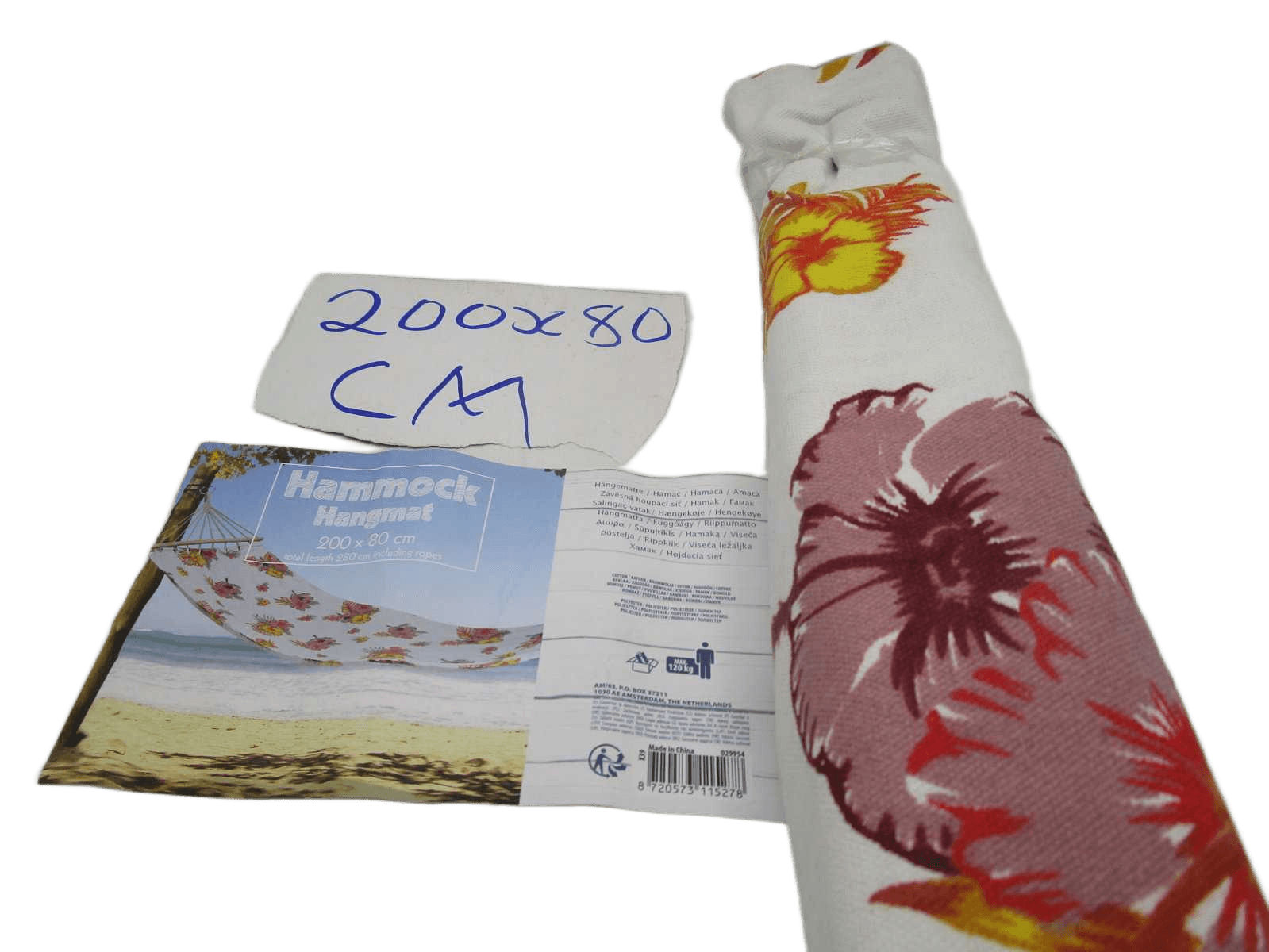 Hammock 200x80cm Flower Design