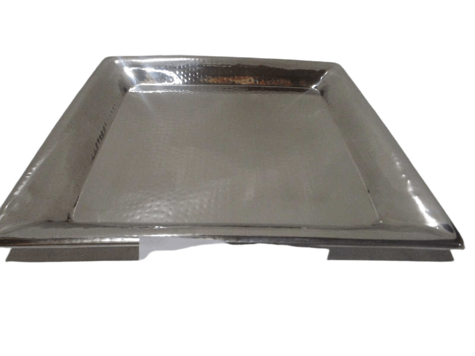 Big Square Plate Stainless Steel Double Wall