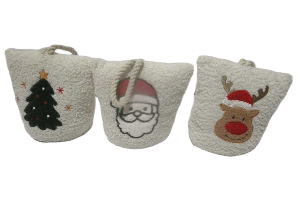 Door Stop Teddy 3ass Xmas