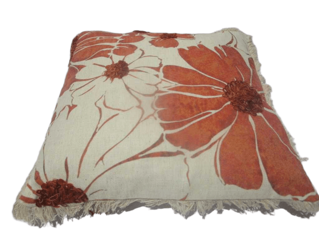Cushion 45x45cm Embrodery 100% Cotton - 400 Gsm Filling Vacuum Packed