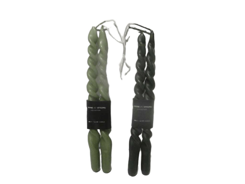 Candle Dinner Set Of 2 Green
