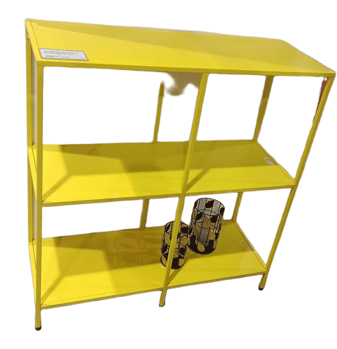 Rack Steel Display Steel Plate- 0.5mm Before Coating Smooth Yellow L100*w35*h94