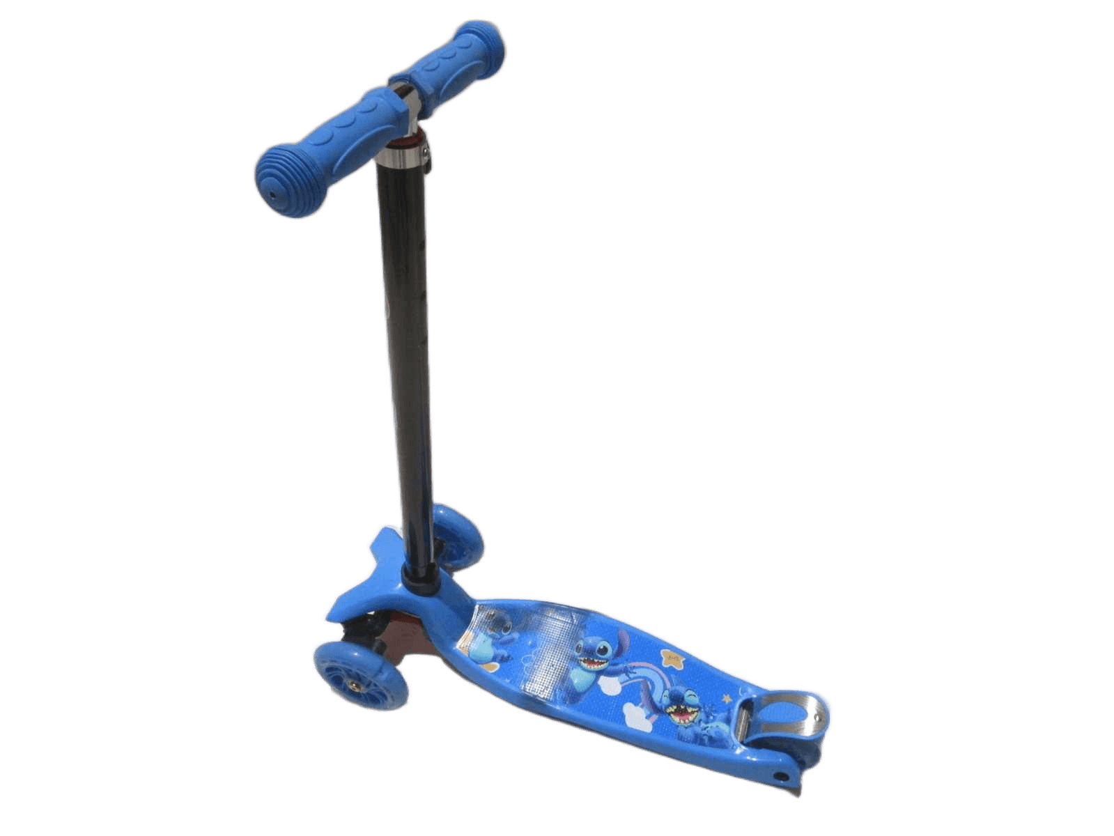 Scooter For Child Metal Tube(30mm Diameter)+silicon Handle+ Pu Rollers(12cm)+nylon/Abs Board Back Brake Color Boxstitch56x22x