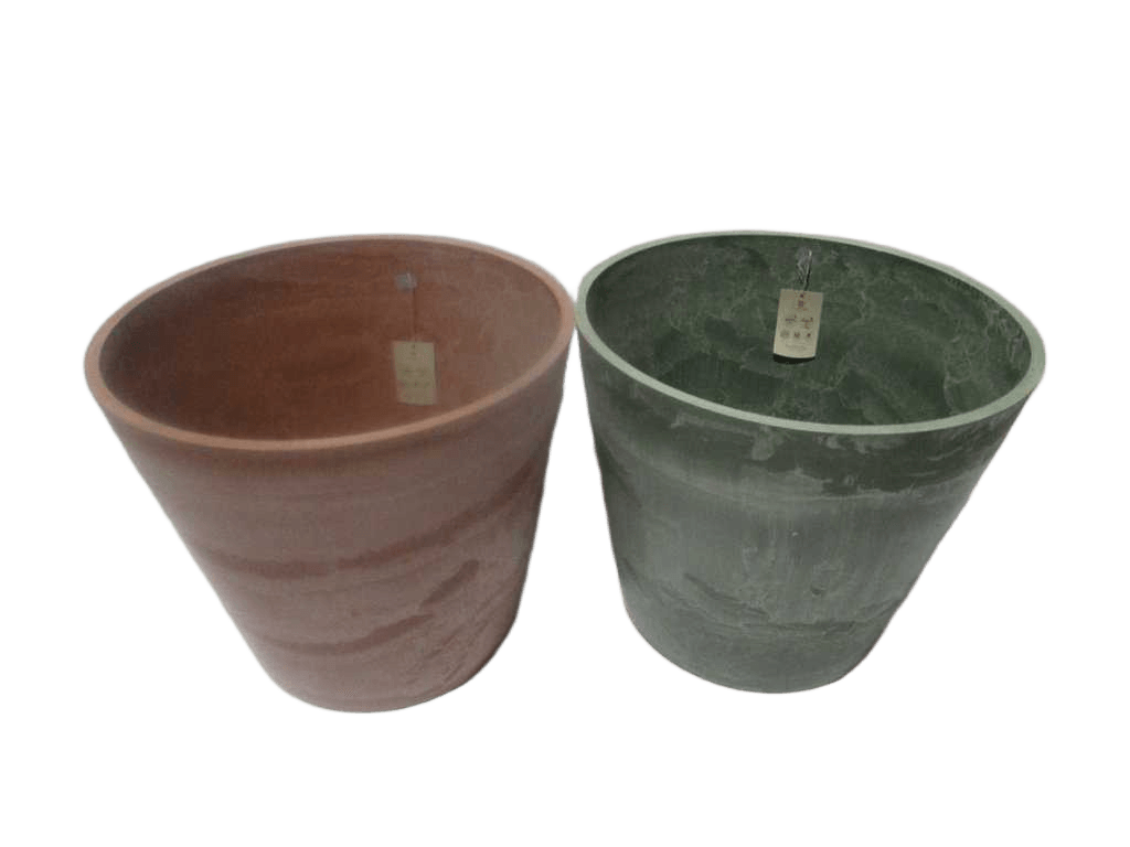 Flower Pot Susie Pp With Hole+plug 5650g 100% Recyclable Pallet Packing Brick Red Forest Green Dia50.5xh44.5