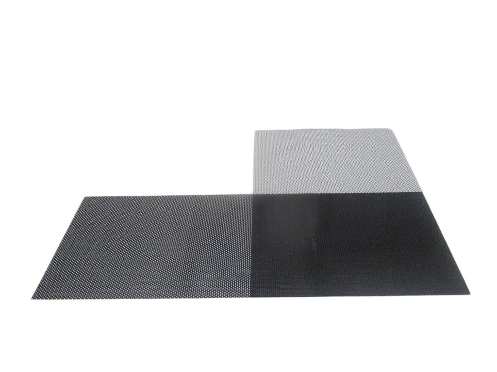 Placemat Pvc 70g 12pc Opp Bag, 72pc In 1 Box Black White 30x45