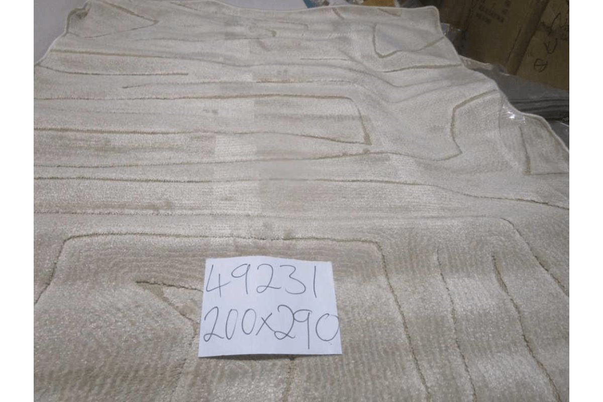 Carpet 200x290 Vanja Pp / Pes Shrink Pp Flat 1,450 Grm/Sqm 8mm Pile Height Beige
