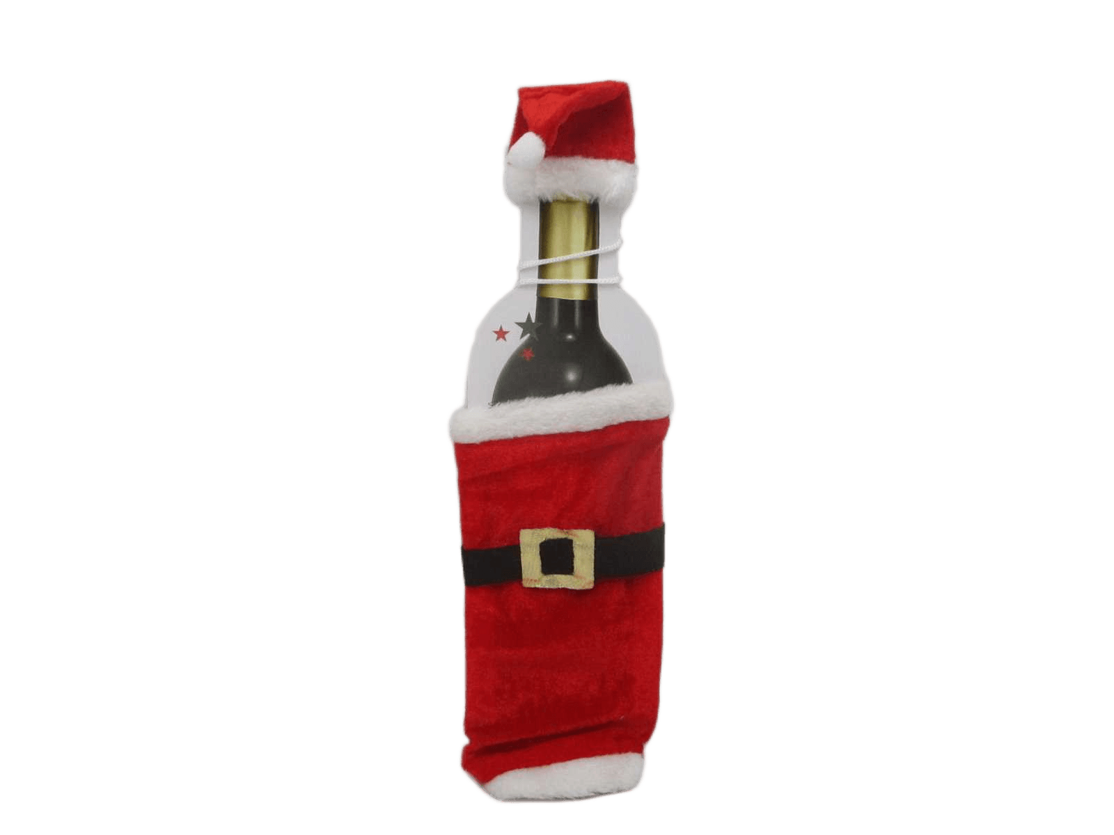 Christmas Coat + Hat For Bottle