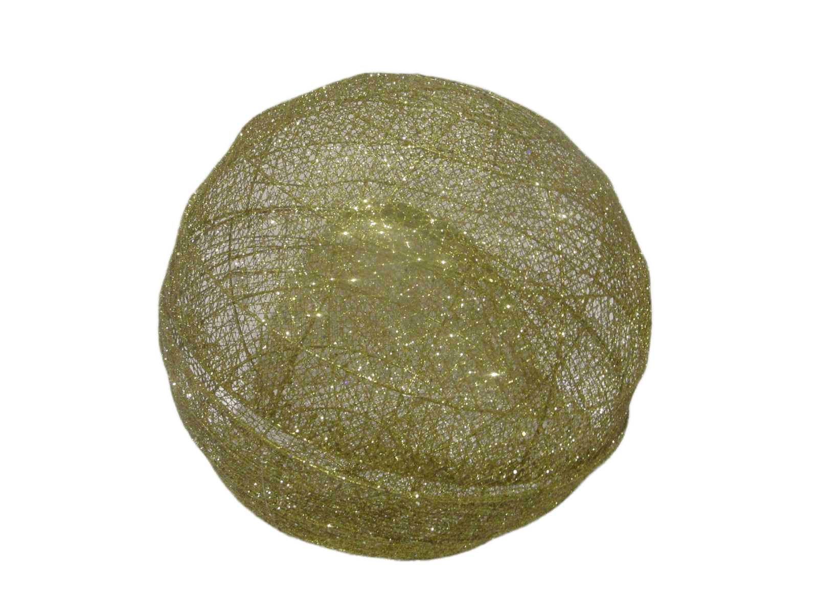 Xmas Metal Ball Deco With Light Battery Opp Bag Gold 60cm