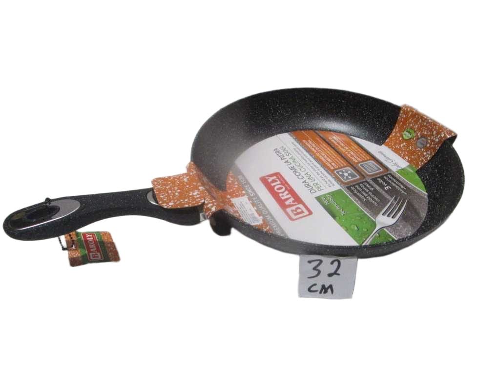 Fry Pan Forged ,suitable For All Hobs,nonstick And Scratch Resistant Coating, Induction Bottom , Ergonomic Handle 3mm Alu 32cm