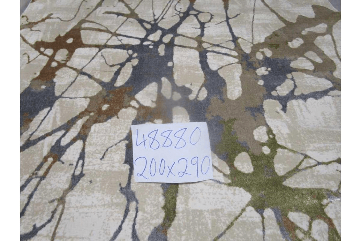 Carpet 200x290 Flosh And Shrink 400,000 Pts/Sqm 11 Mm Pile Height 2,300 Grm/Sqm Gray/Gold Brn/Blue