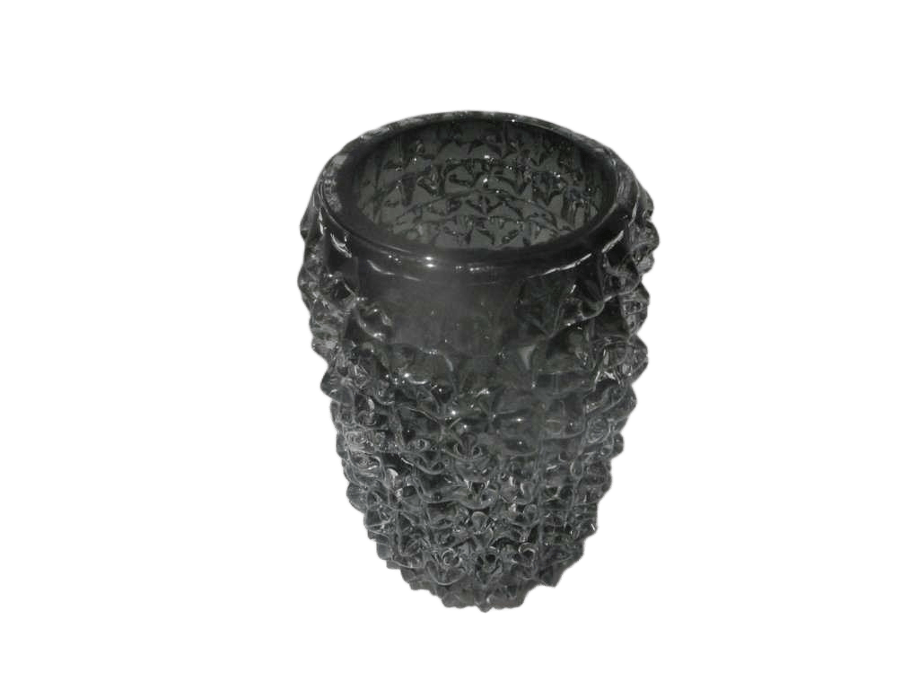 Vase Blow Glass 14 Kgs Transparent 26x26x38 Cm