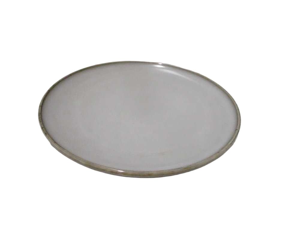 Dessert Plate Stoneware Stock Qty: 5000pcs 21cm