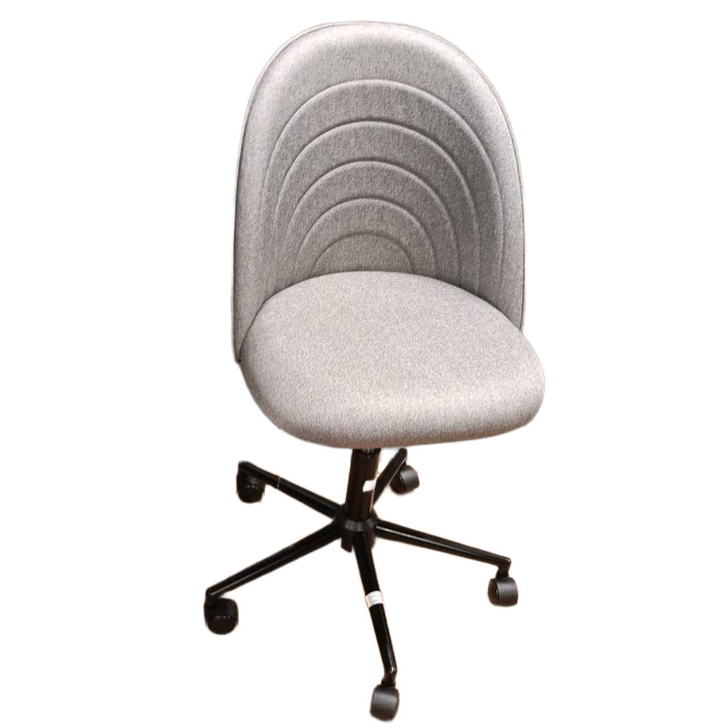Chair Fabric With 5 Wheels W50*d56*h84-96/45.5-57.5cm Grey Com009