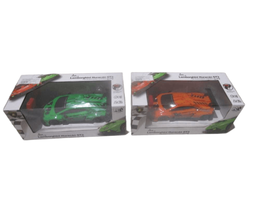 Car Radio Control Lamborghini Huracan Gt3 2.4g, Aa Battery Color Display Box Orange Green 19.1x9.05x5.3