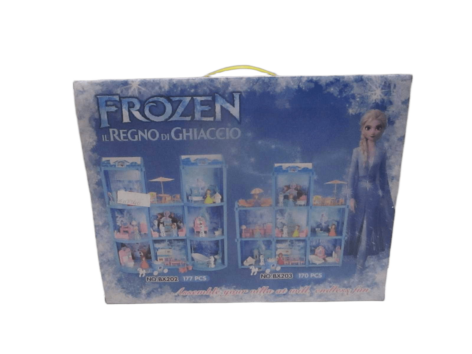 Frozen House Doll*6 169pcs Plastic Packing:window Box As Sample 49x38x11