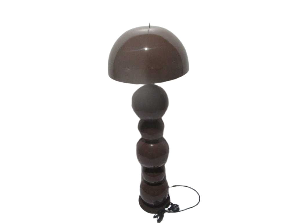 Floor Lamp 100% Iron With Complete Wiring Shinny Brown
