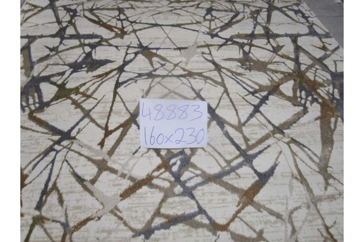 Carpet 160x230 Flosh And Shrink 400,000 Pts/Sqm 11 Mm Pile Height 2,300 Grm/Sqm Gold Inst. Of Cream Cream Inst. Of Terra Crm/Gold Grey/Navy