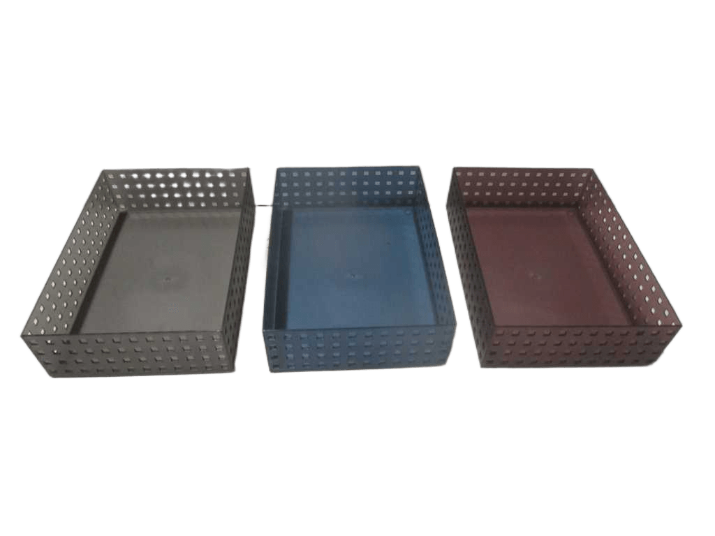 Storage Box Pp 448.2g Pink Grey Blue Ass 31x22x8