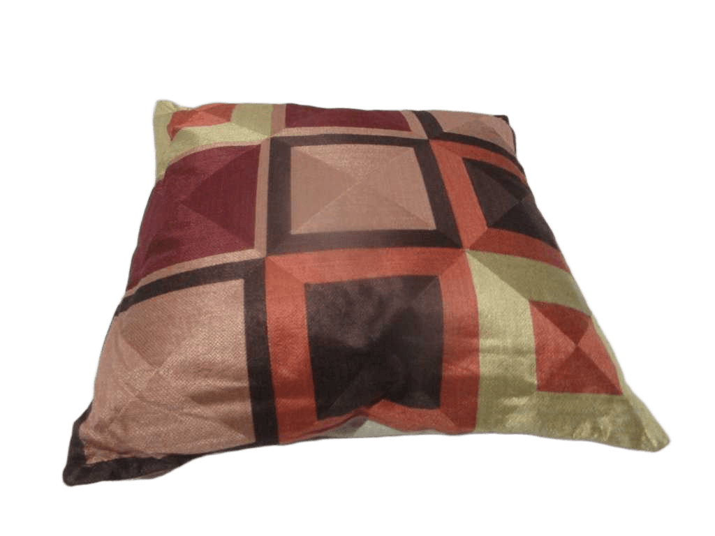 Cushion 100% Cotton With Machine Embrodery With Filling 375 Gr Vacuum Pack