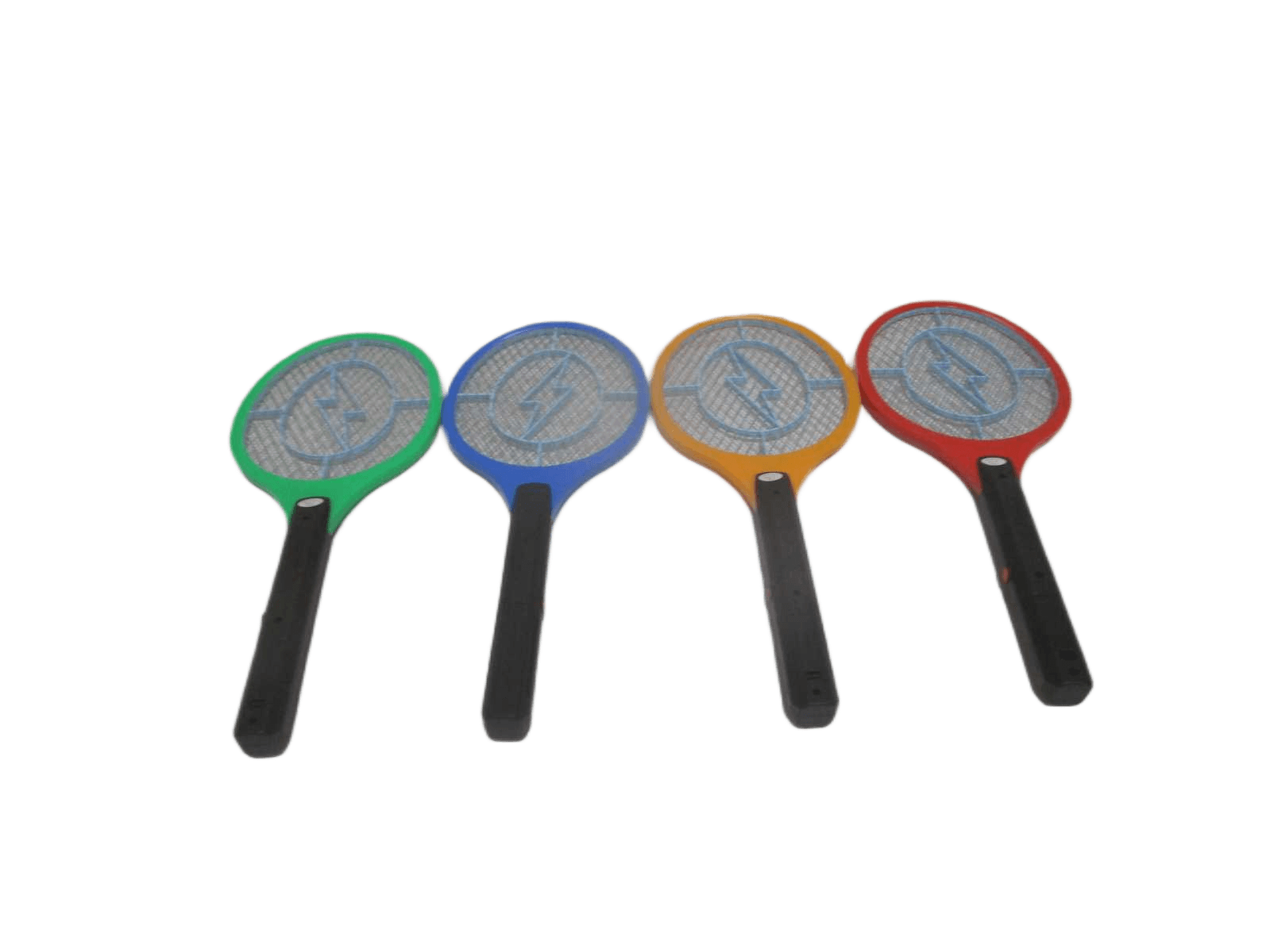 Electric Mosquito Swatter 2* Battery Aa Blue Green Orange Red 21*51cm 1cl=
