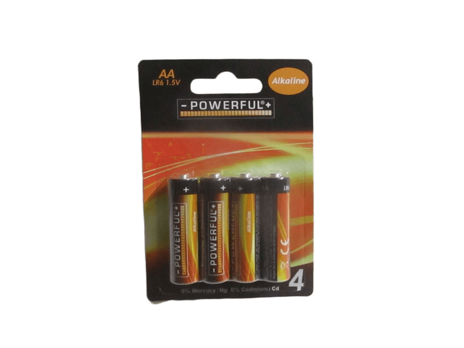 Batteries Alkaline 4x Aa