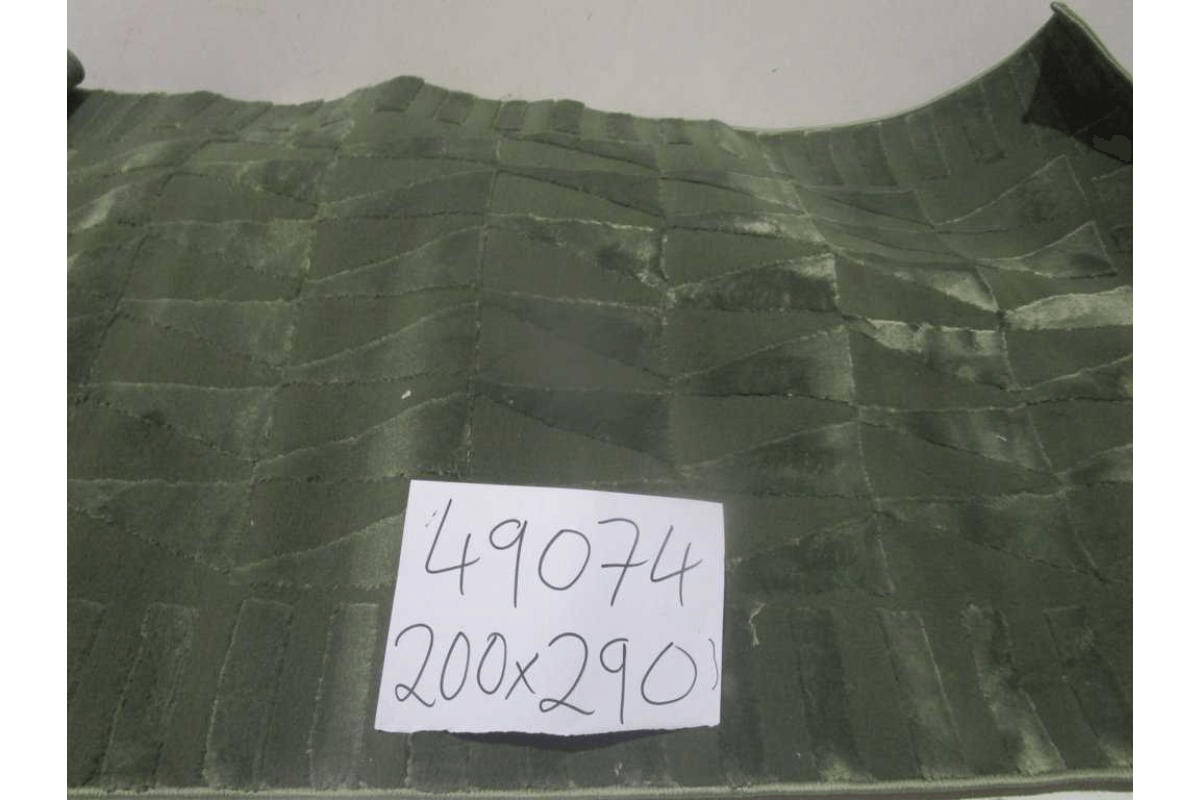 Carpet 200x290 Latte 100 % Polyster 1.750 G/Sqm 12 Mm Pile Height 500.000 Pointe Cotton Backing 3-4% Shrink On Width Washable 26 Green