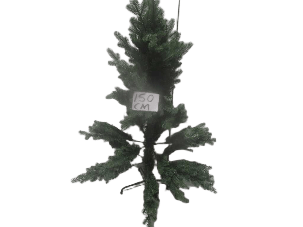 Tree Hinged 5 Branches 3d Pe + Pvc, Bullet Tips, 7cm*100 Micron 550 Tips Steel Tube Size&stand Size:40cm Bottom Size 95cm 150cm/5ft