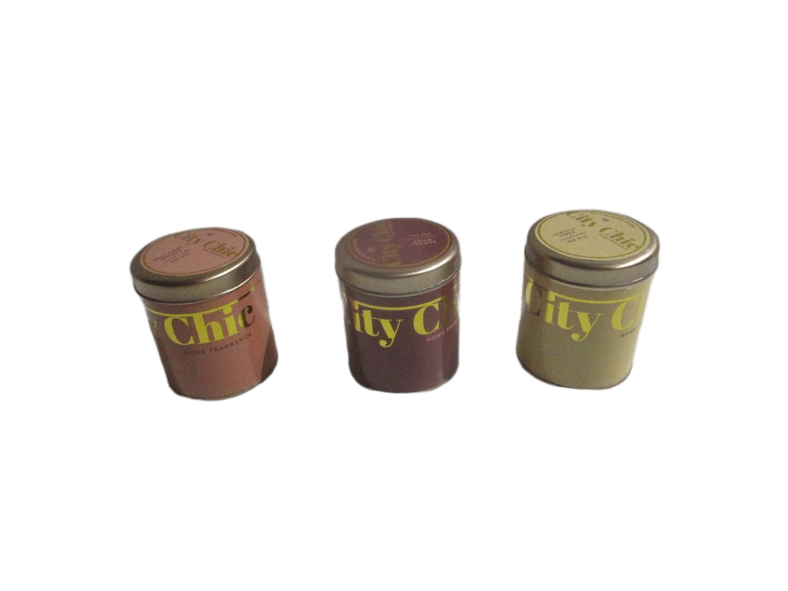 Candle Scented In Tin 7x8cm 3a