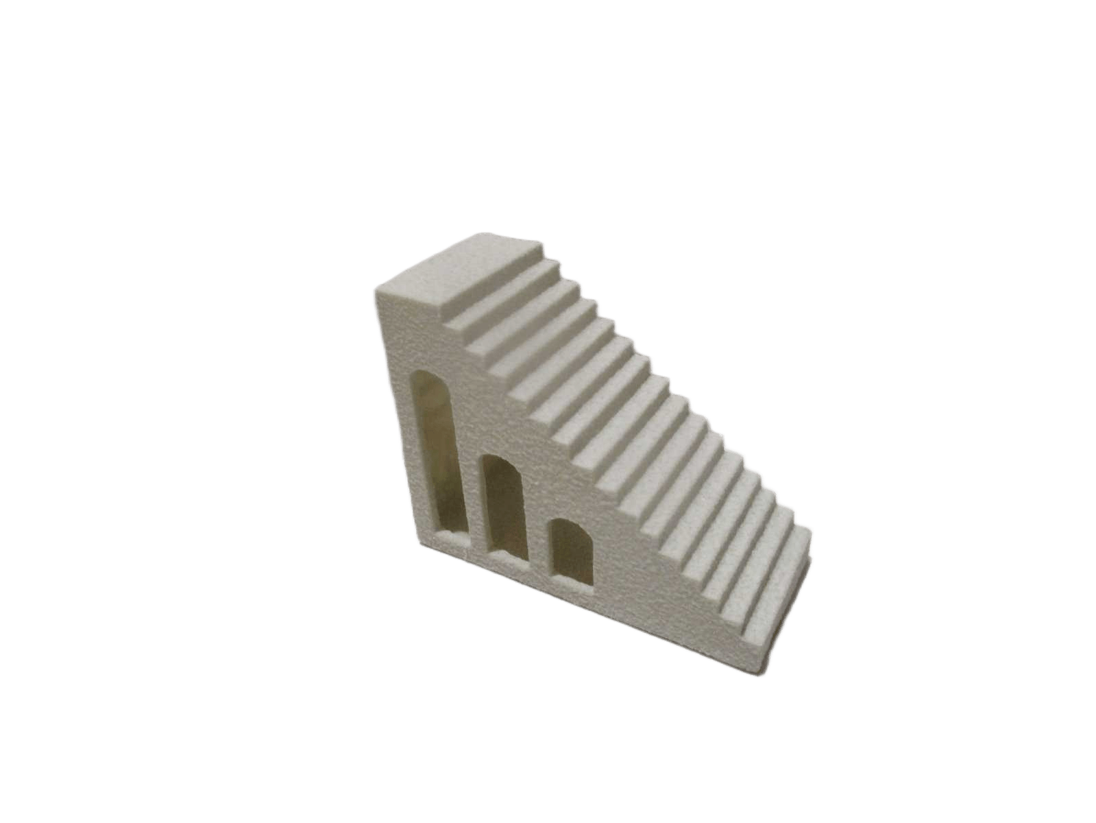 Stairs Decor Resin Beige Full Resin 21.5x10x17