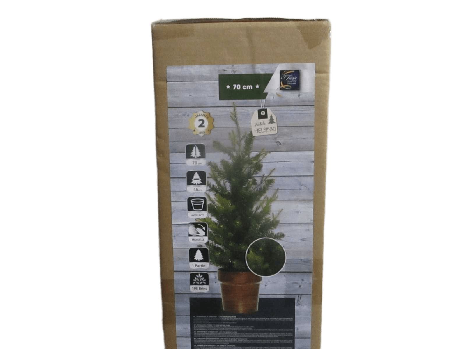 Tree Xmas Helsinki Pot 70cm