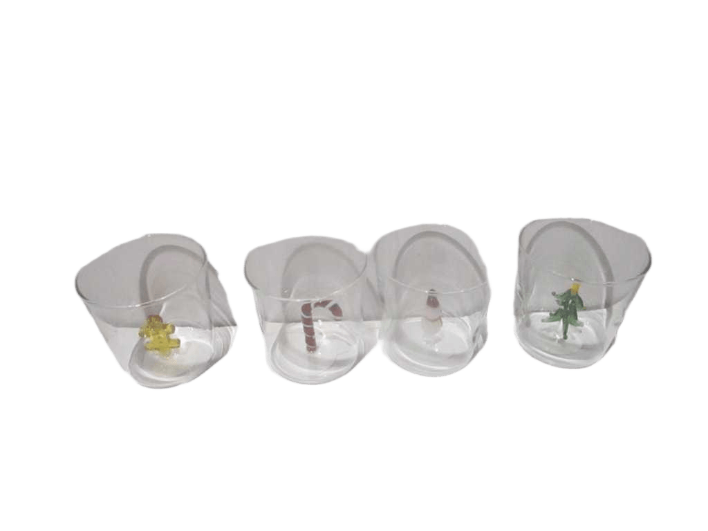Drinking Glass With Figure 4as