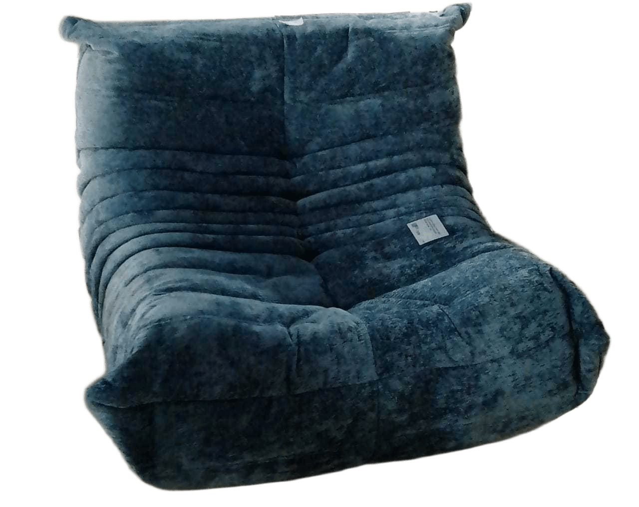 Club Sofa Chenille Fabric Light Blue D97xw91,5xh74