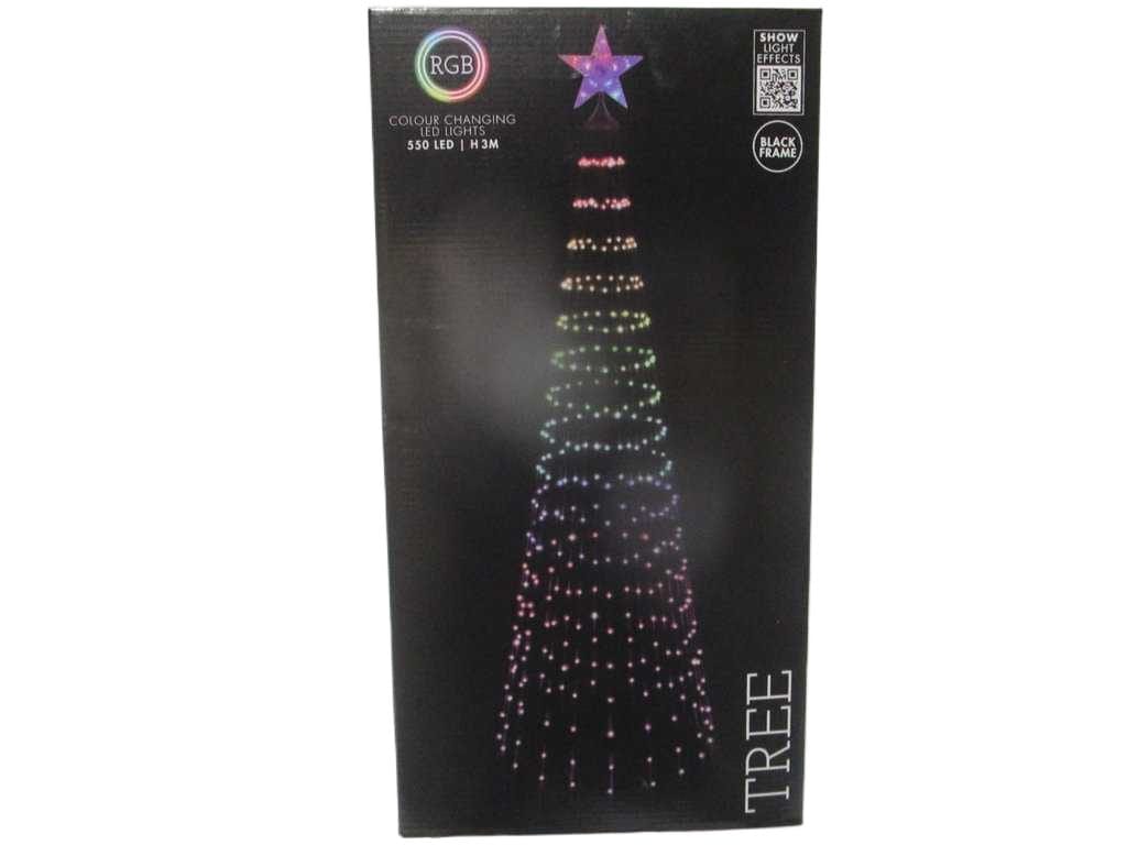 Tree 300cm 550led Rgb Black