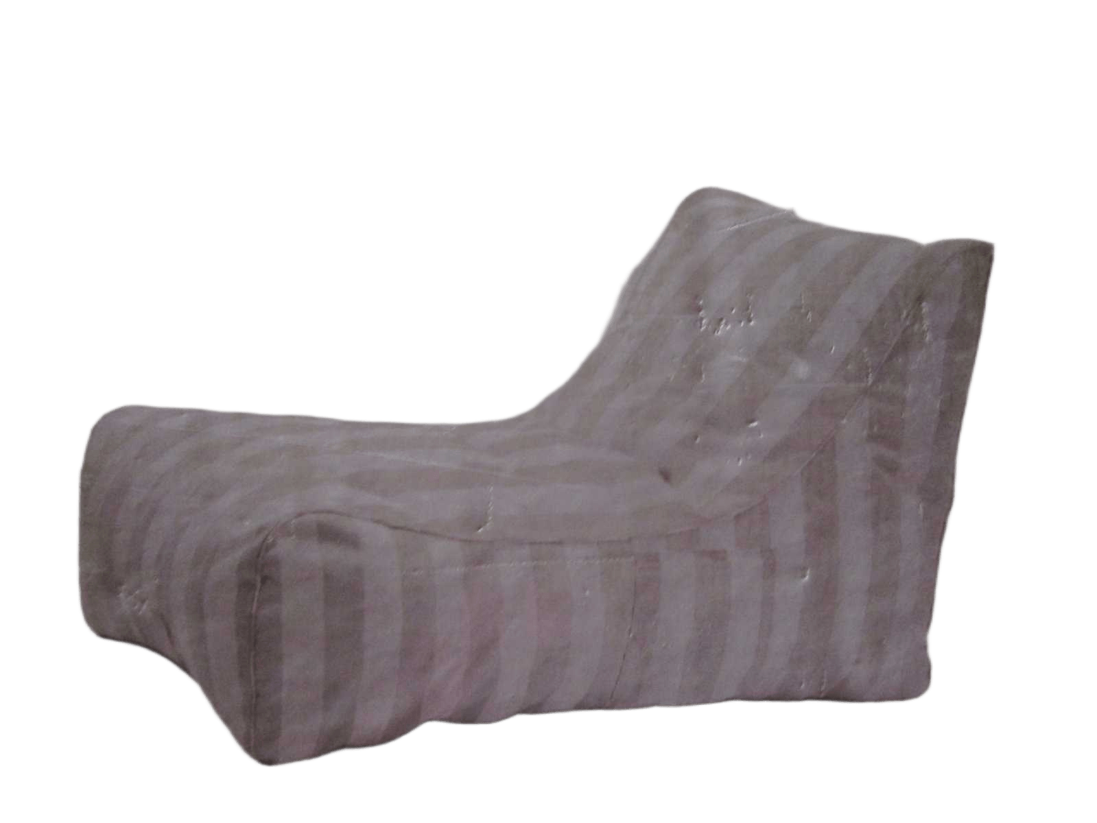 Chair Single S13-Silver Grey 600d Xoford Nylon, Shreded Form 110x67x65