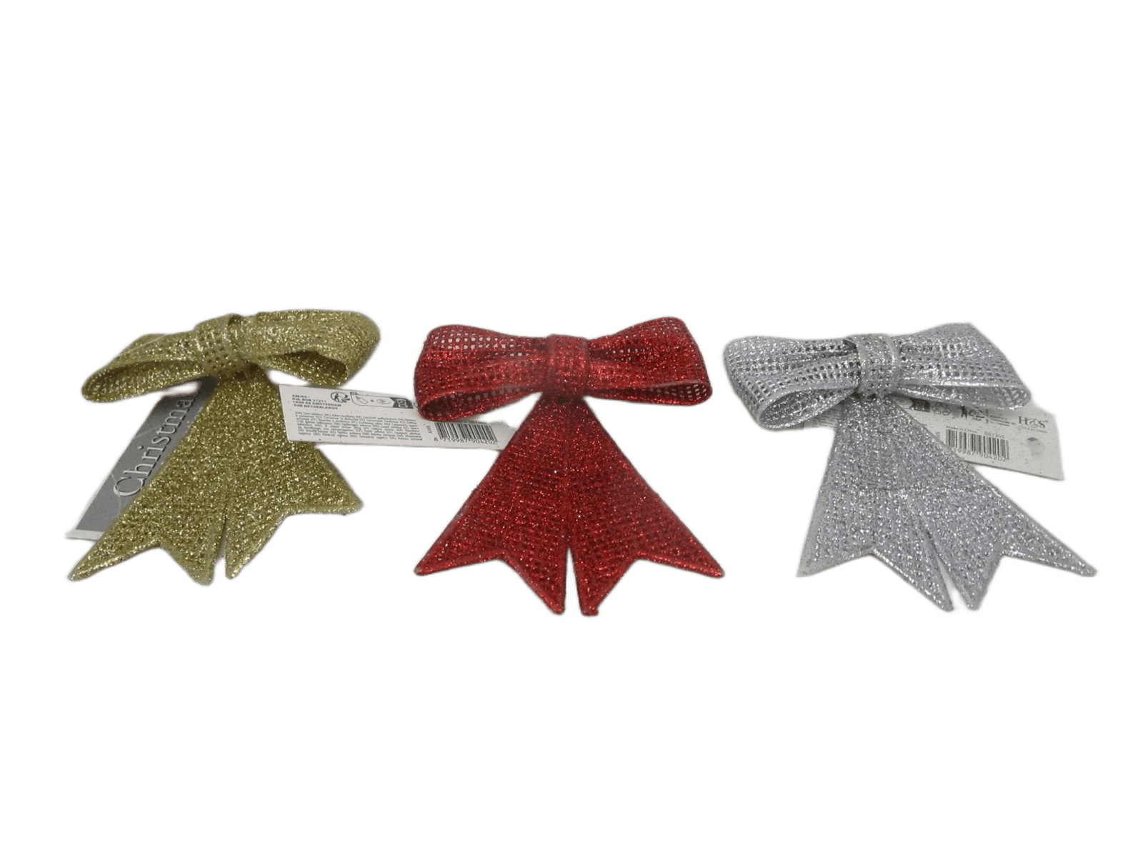 Christmas Bow Deco Hanging Scintillant