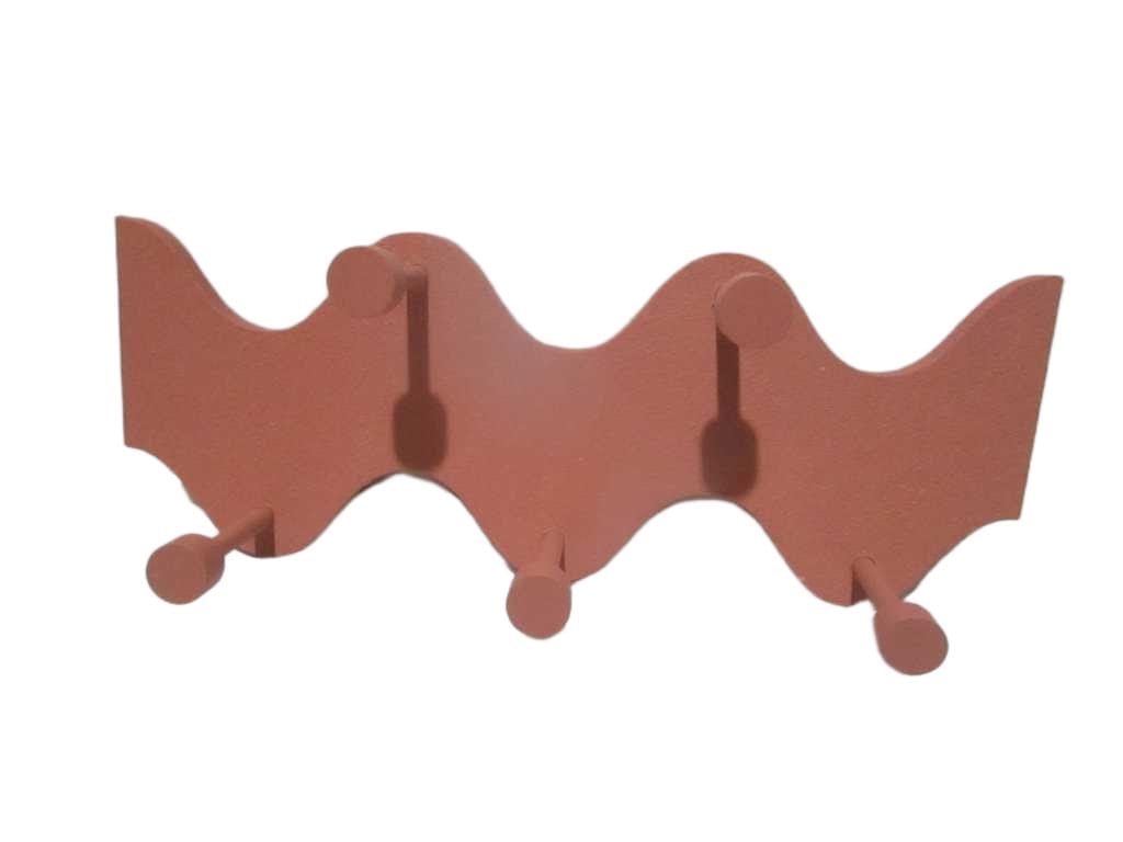 Hook 6 Mdf Painted 12 Tickness Coraille Pink Matt Stone Finishing 40x15x8
