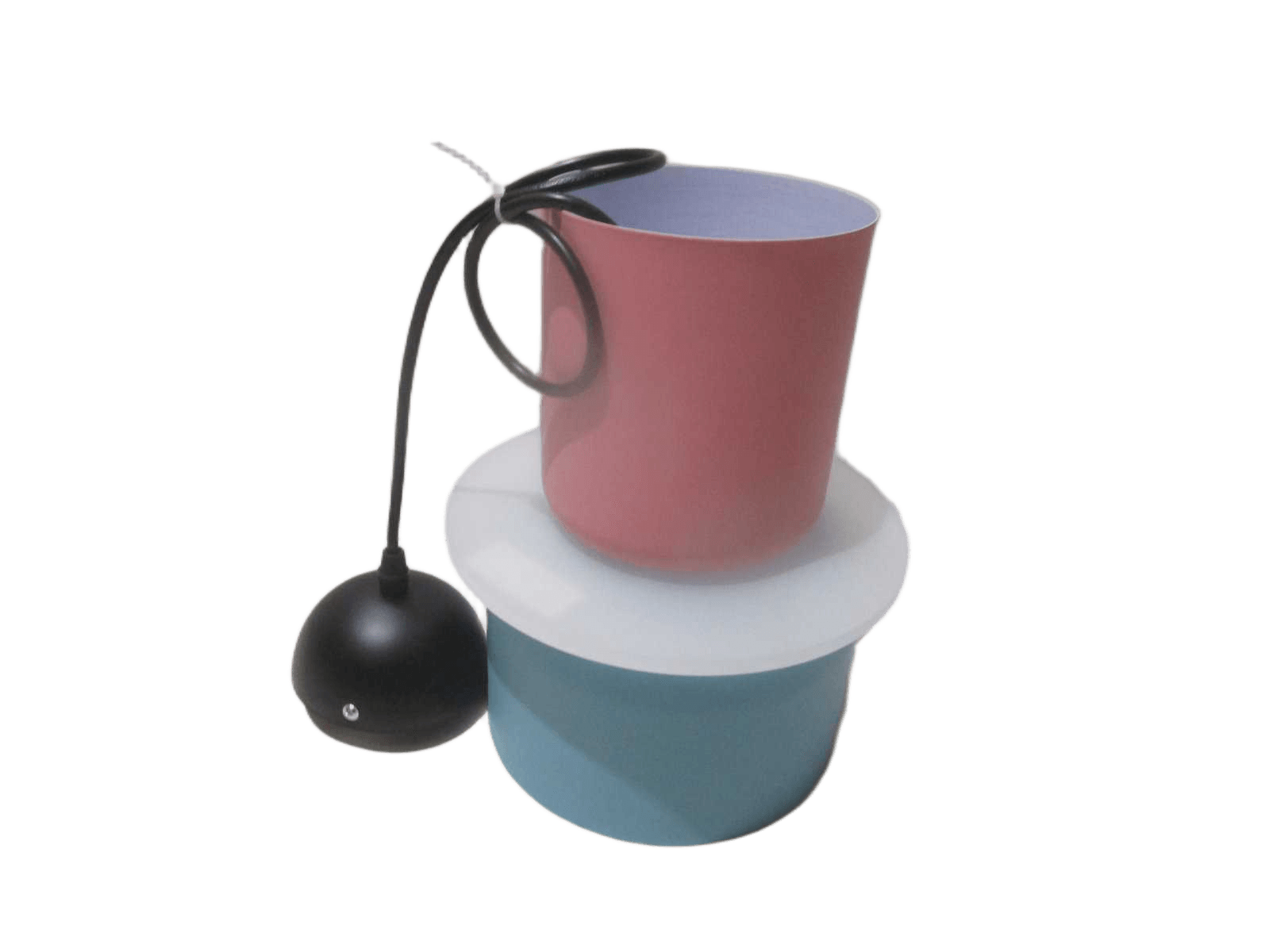 Ceiling Lamp Pink+mint Iron 20x20x27