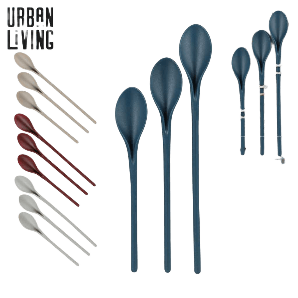 Spoon Sonoma Cooking X3pcs 4 Colors Mineral/Citadel/Ruby Wine/Dune