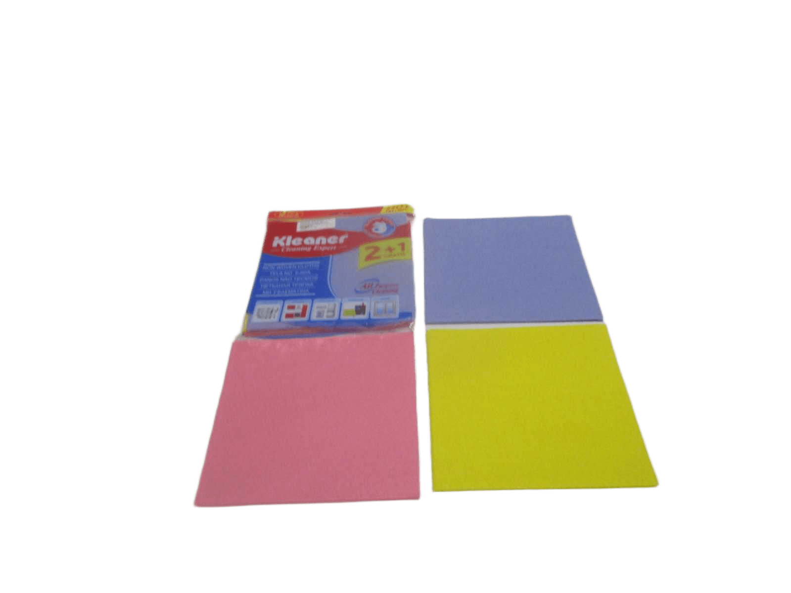 Non-Woven Cloths 3pcs Non-Woven Clothes; Size:38*40cm; 50% Viscose+50% Polyester;opp Bag Packing 3pc/Bag;120g/Gms; 3 Color Mix Pp Bag Blue 1cl=