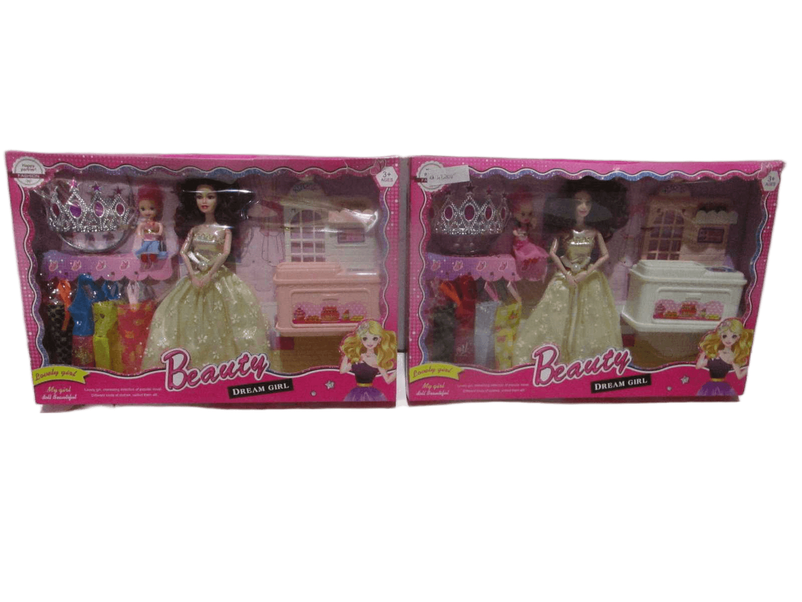 Beauty Doll Set Window Box As Sample 48*33*6