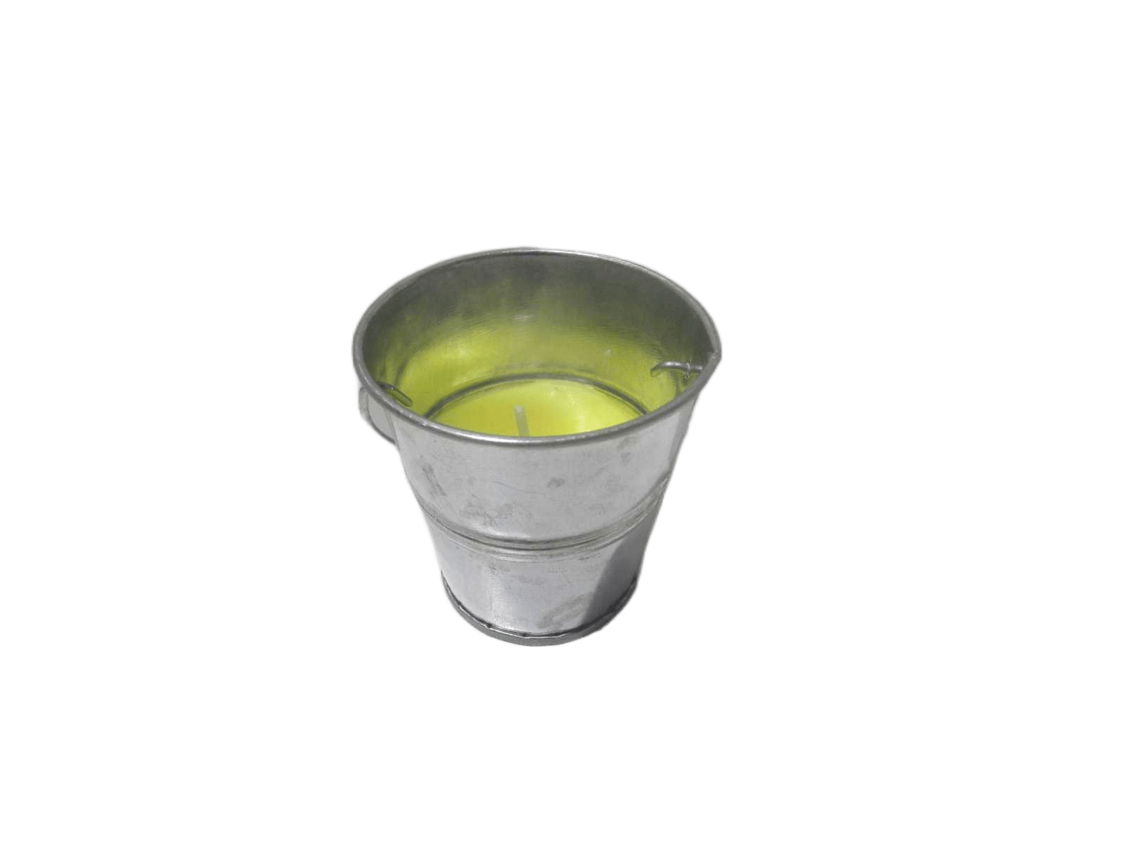 Candle In Tin Bucket 65x60mm